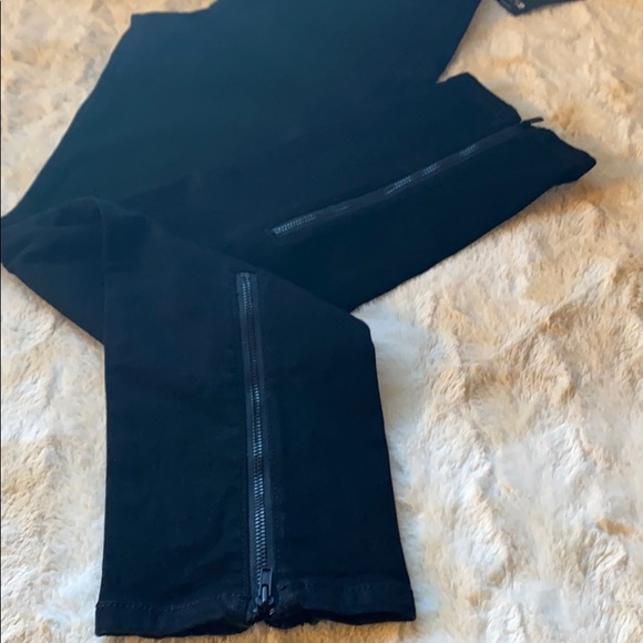 Joe's Jeans High Waisted Zip Cuff Skinny Jeans Size 26 - Picture 5 of 11